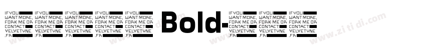 腾祥凌黑简 Bold字体转换